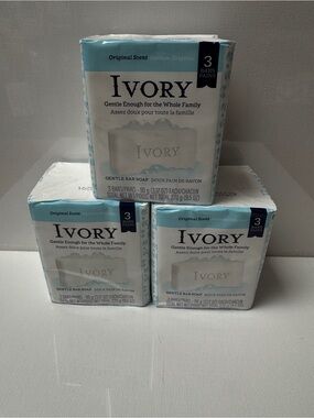 IVORY Gentle Bar soap 3 x 3.17oz ~3 pk